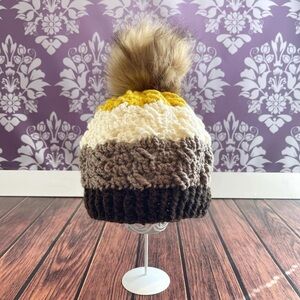 Crochet Winter Cable Hat